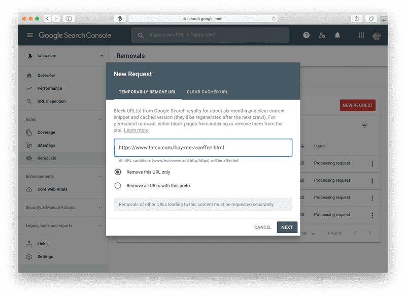 site:www.tatsu.comで検索したところ
